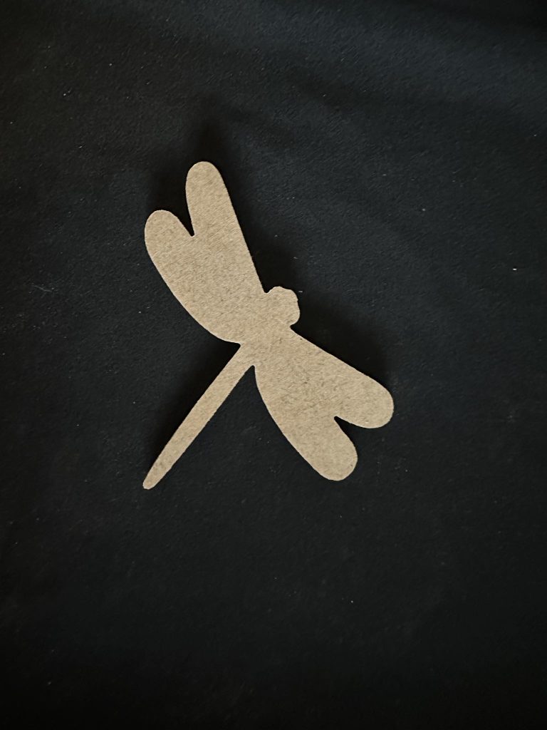 Dragonfly insect shape great painted or decorated