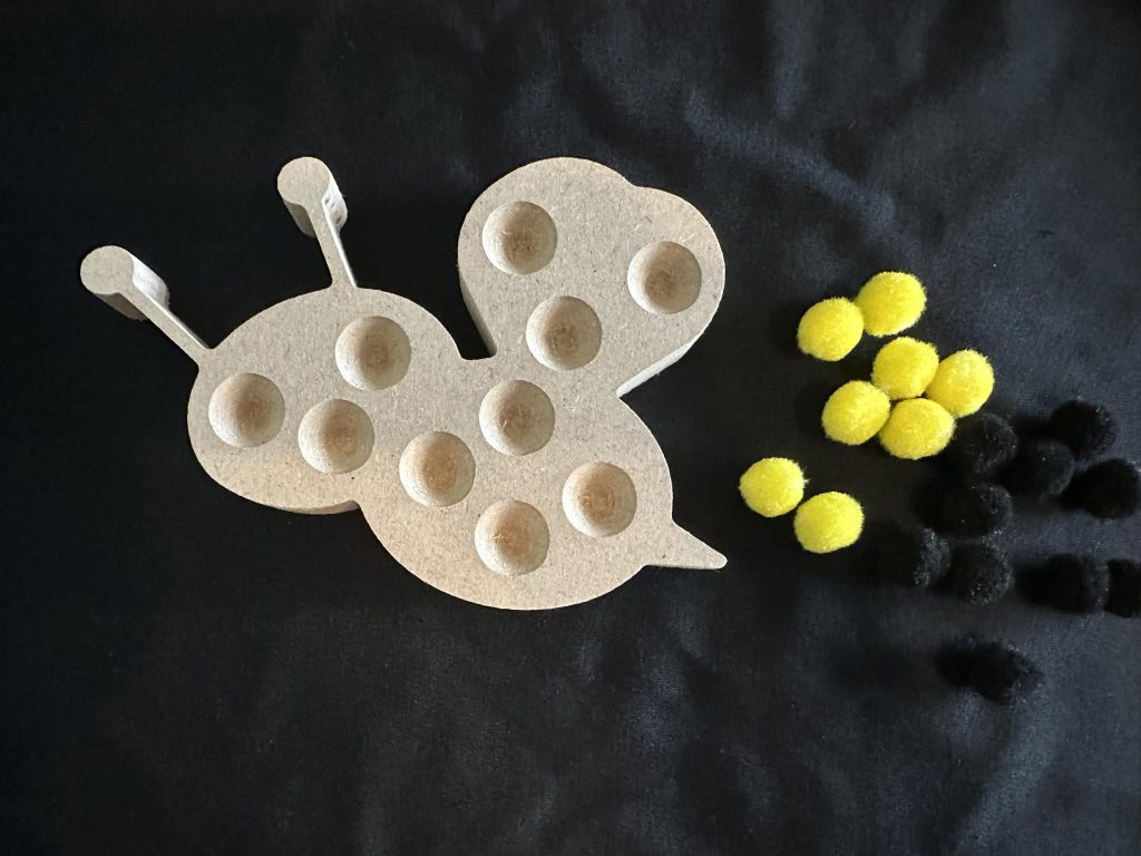 Fine motor skills Bee great activity to get those fingers working