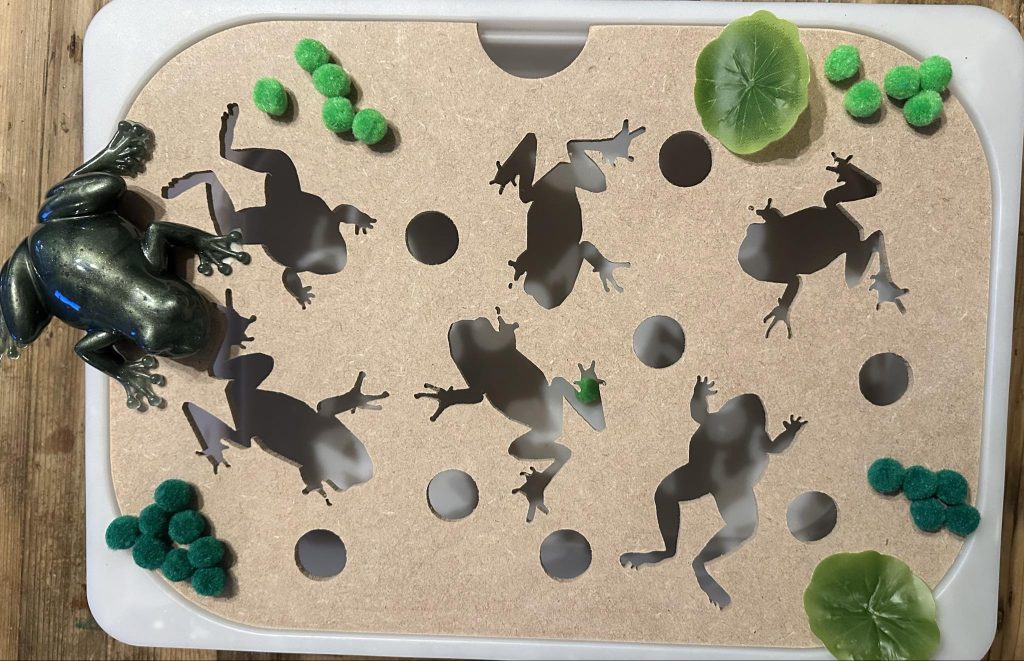 Ikea Flisat Frog and hole activity lid