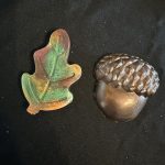 Resin Acorn great for messy trays and small world play