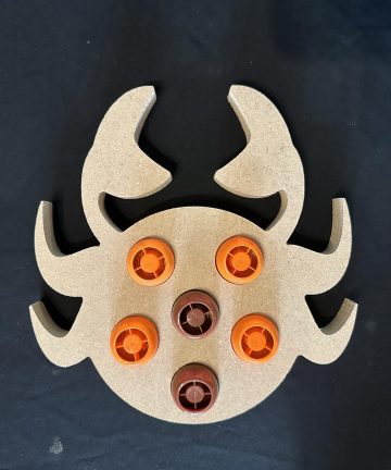 Crab pouch shape, great for Pouch lids or loose part play - Image 2