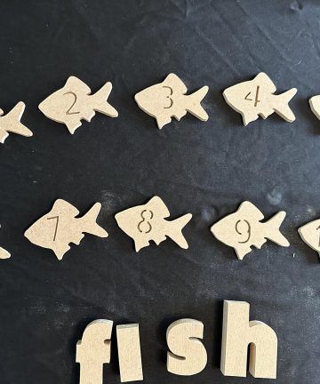 Fish shape Numbers  Great to add to any activity - Image 1