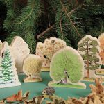 Four Season trees wooden play set1