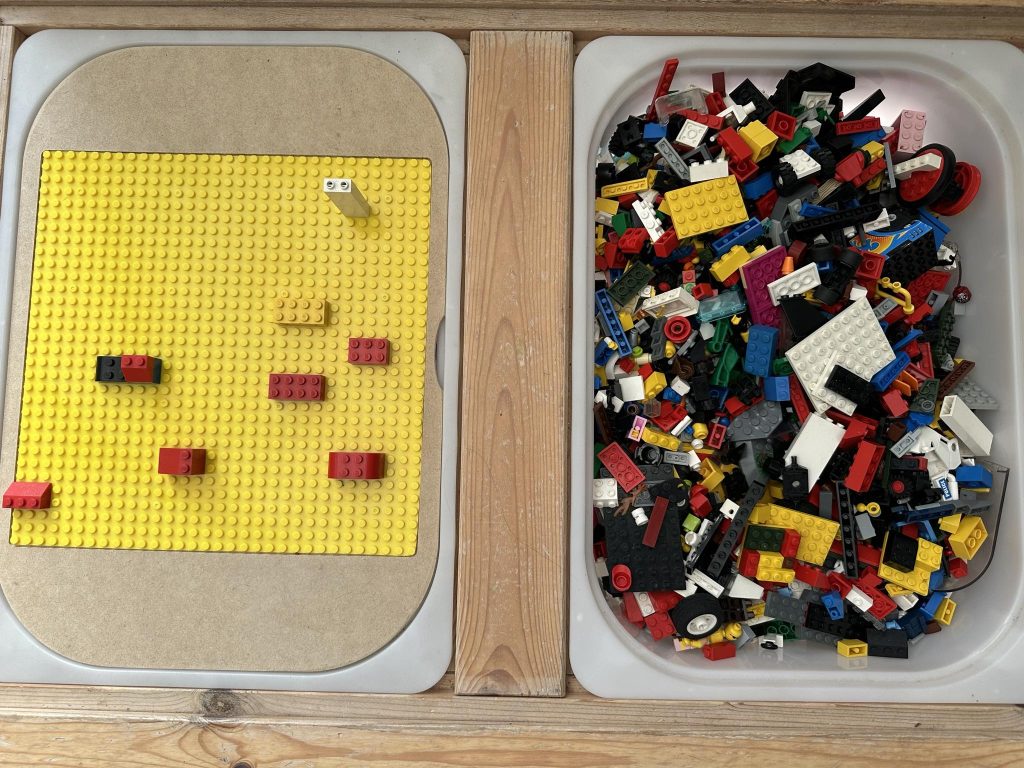 IKEA Flisat Large tray Building Block lid