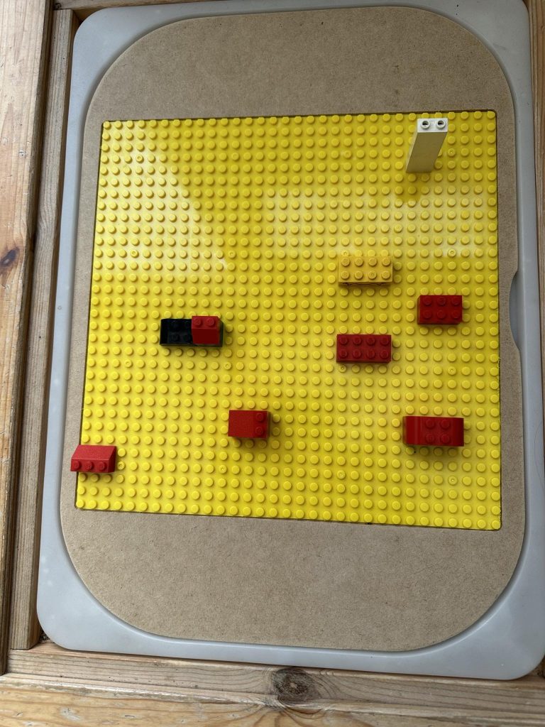 IKEA Flisat Large tray Building Block lid