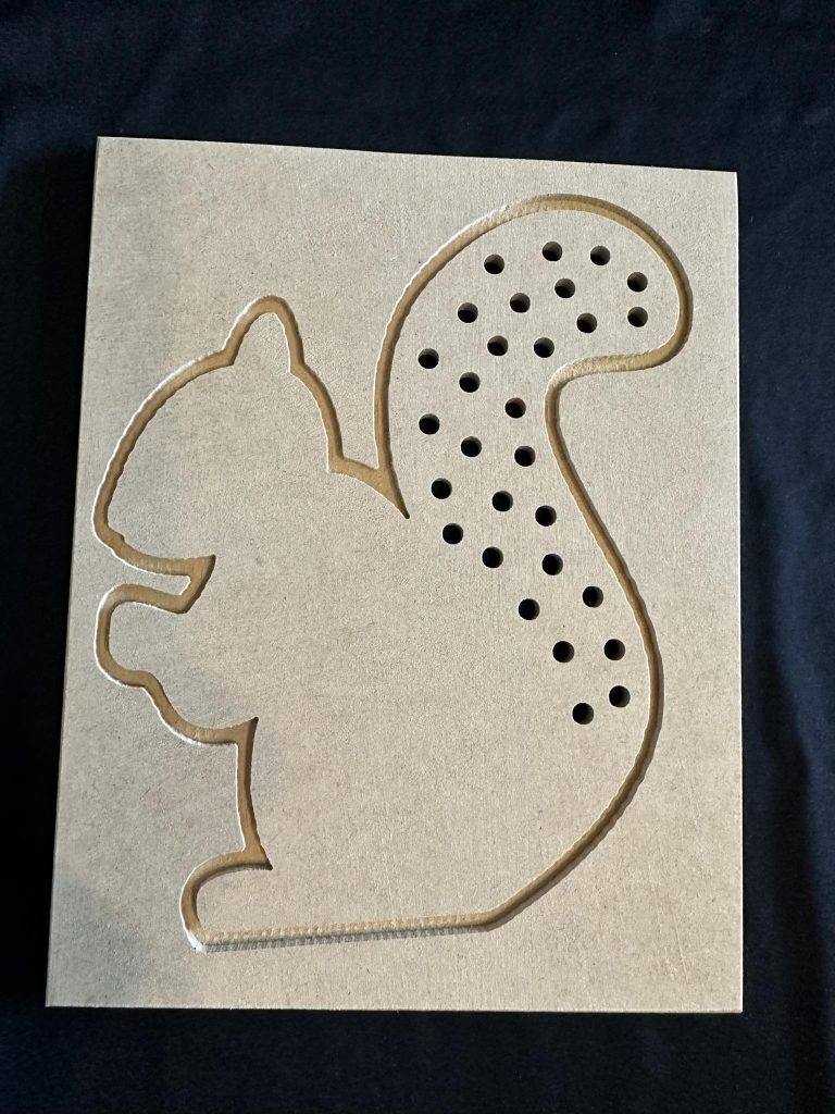 Squirrel flower board