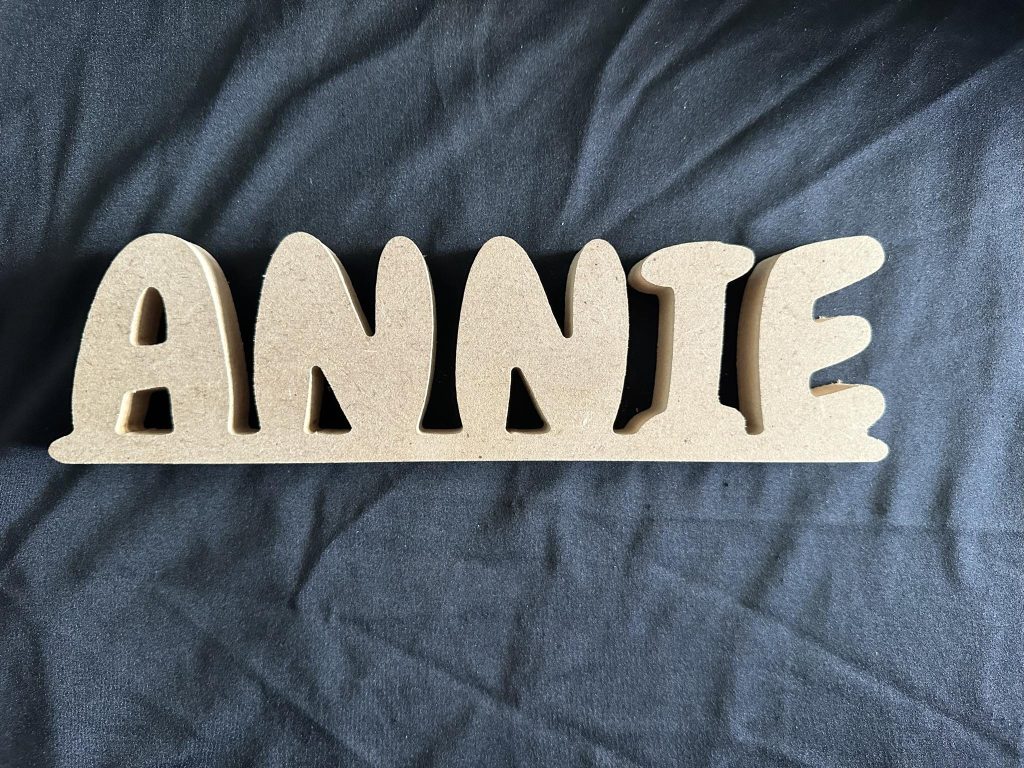 18mm Personalised Freestanding name - An Ideal Gift