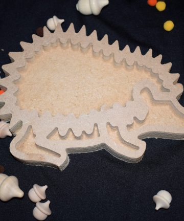 Hedgehog Tray. Great for Nature Sensory Play when used with Rice or Sand - Image 1