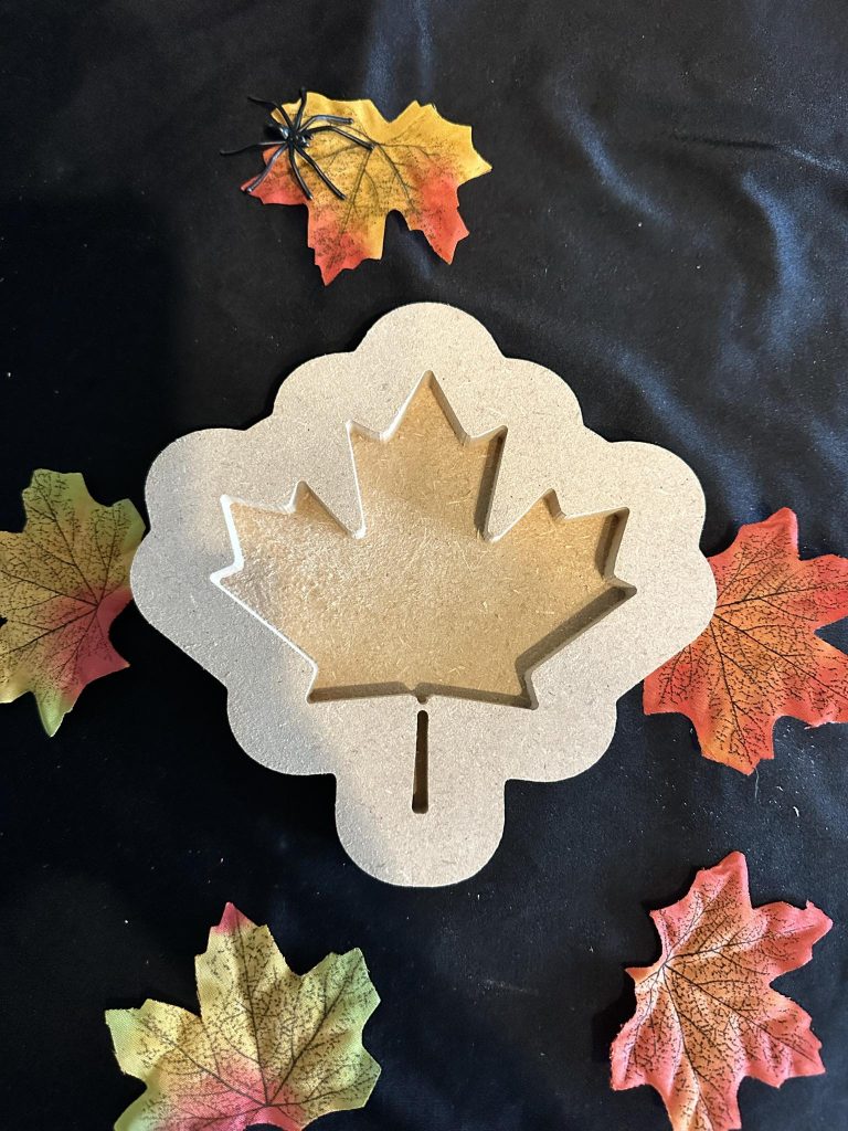 Maple Leaf tray, great for rice or chick pea sensory trays