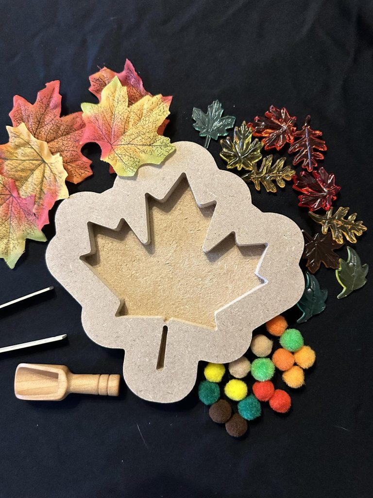 Maple leaf MDF, Sensory set, all you need just add your filling