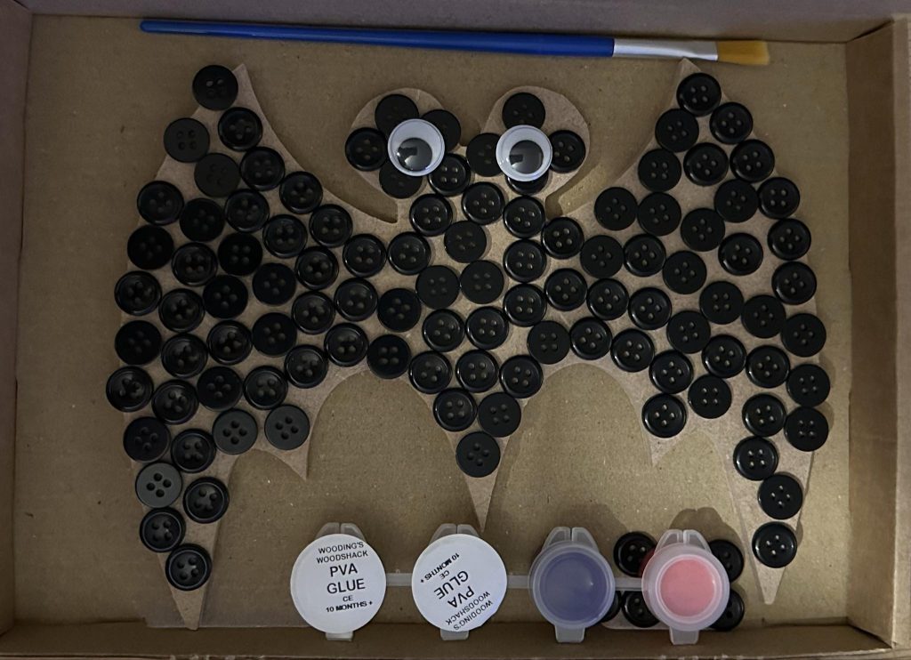 Bat Button craft box