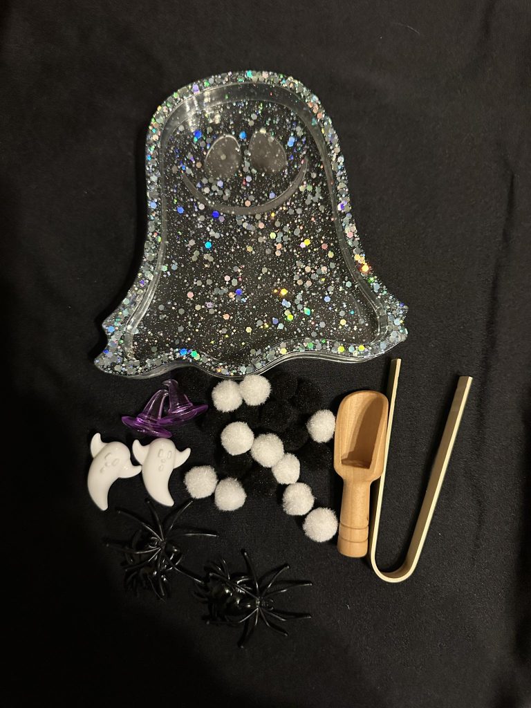 Ghost Resin sensory set -  Great for Halloween or Autumn