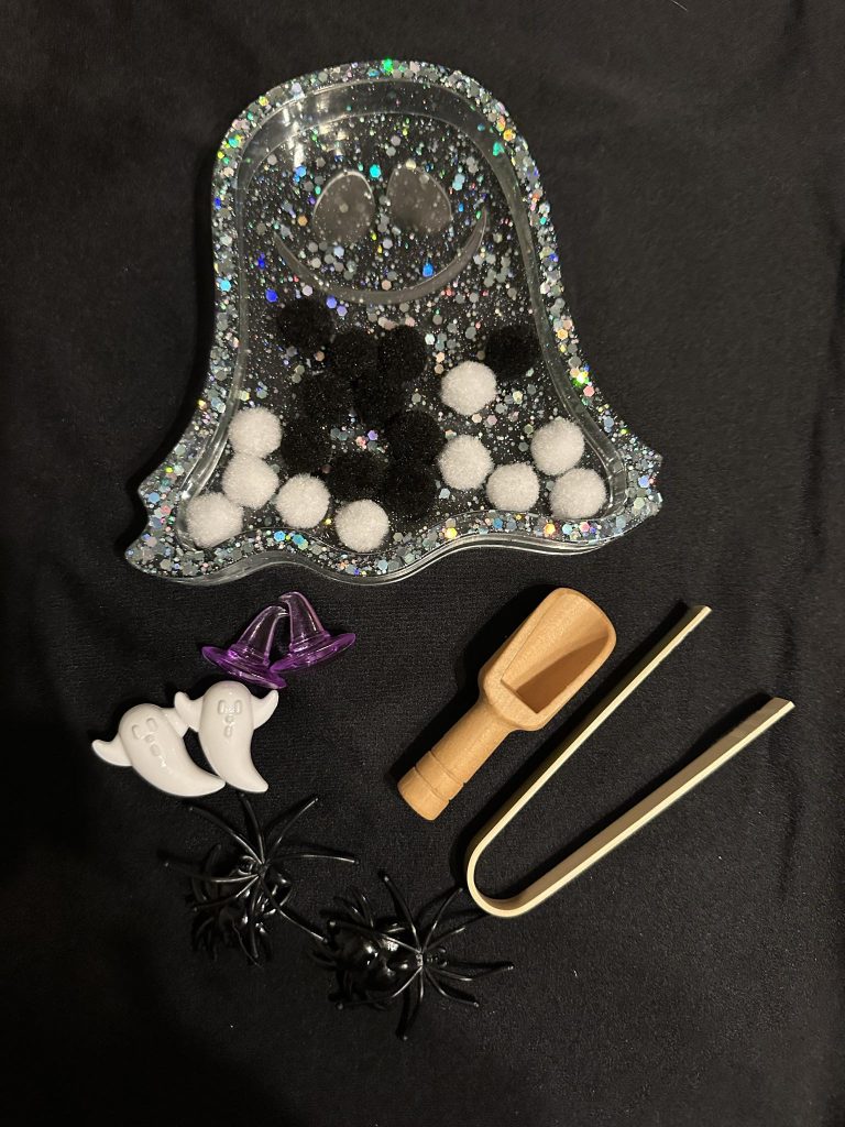 Ghost Resin sensory set - Great for Halloween or Autumn