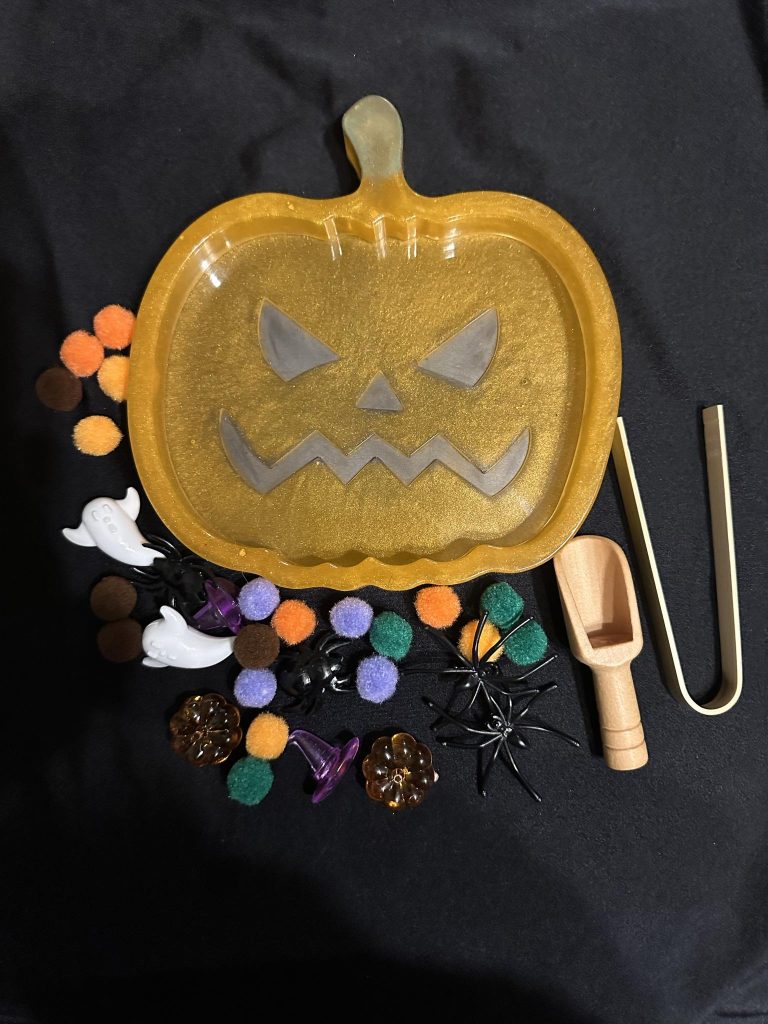 Pumpkin Resin sensory set -  Great for Halloween or Autumn