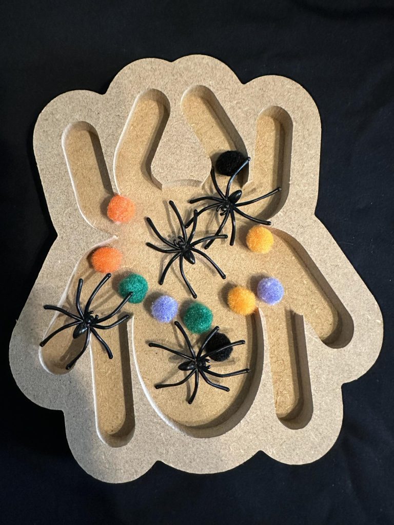 Spider Tray great for sensory trays