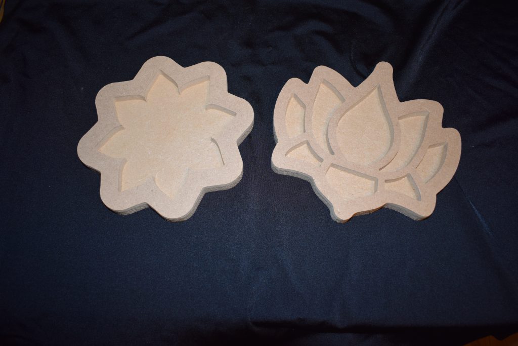 Rangoli Pattern and Lotus Flower Trays - Make Ideal Sensory Trays for Diwali when filled with Rice or Sand
