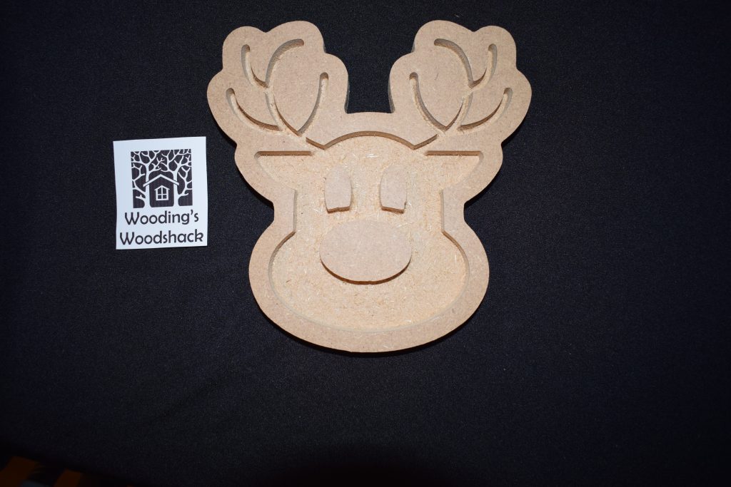 Reindeer Tray - Ideal for use as a Christmas themed sensory tray filled with rice or sand