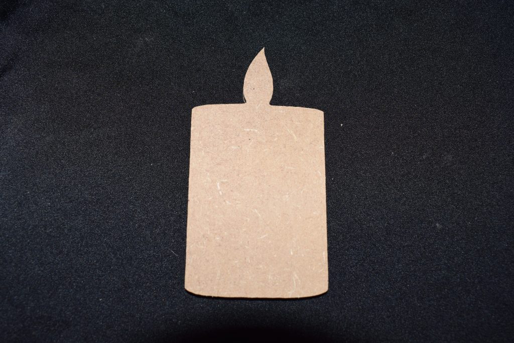 Candle Shape - Decorate or incorporate into Christmas Crafts