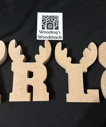 Reindeer Antler Letters -  £2 Per Letter - Ideal for Christmas Crafts or  Gifts - Image 2