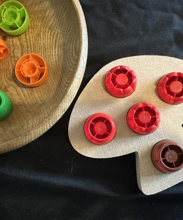 Toadstool pouch shape, great for pouch lids or loose parts - Image 2