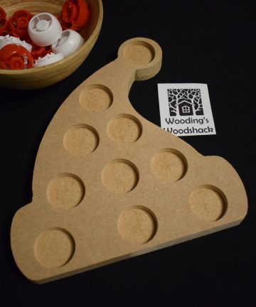 Pouch Lid Santa Hat - Great For Christmas Play Using Pouch Lids Or Loose Parts - Image 1