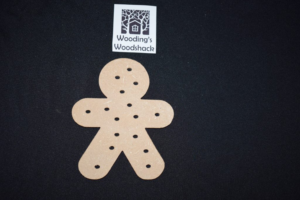 Threading Ginger Bread Person - Great Christmas Fine Motor Skill Activity