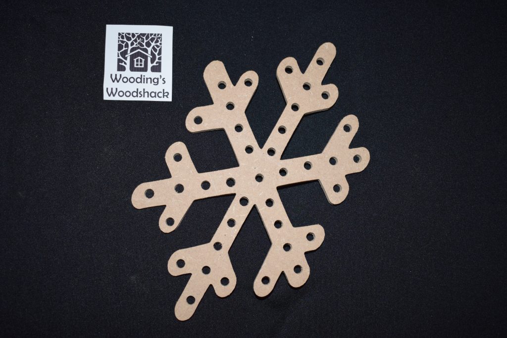 Threading Snow Flake - Great Christmas, Winter or Seasons Fine Motor Skill Activity