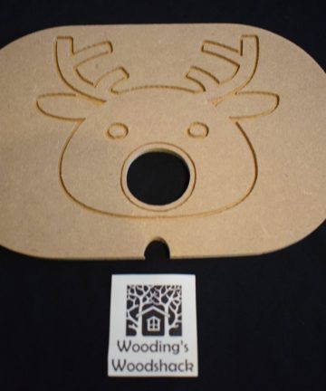 Reindeer Ikea Flisat Lid - Ideal For Christmas Activities To Improve Fine Motor Skills - Image 1