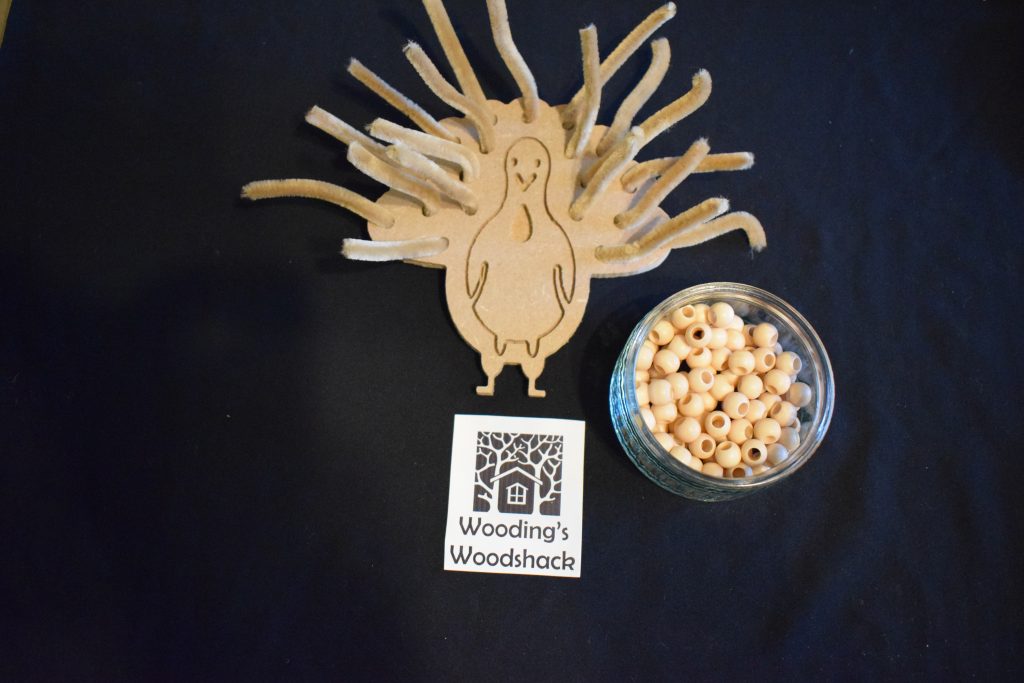 Threading Turkey - Ideal for Christmas, Bird & Nature Crafts Or Gifts. Also Great For Themed Fine Motor Skill Activities