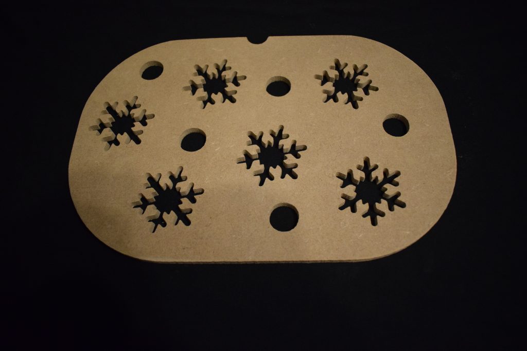 Snowflake Ikea Flisat Lid – Ideal For Christmas, Winter Or Seasons Activities To Improve Fine Motor Skills