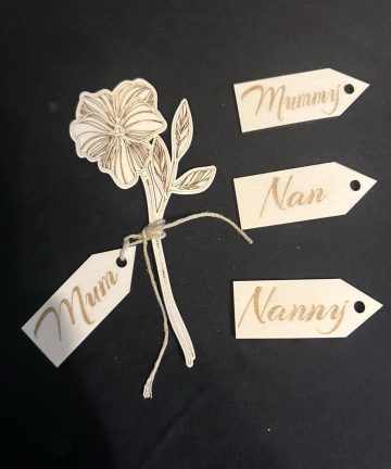 3mm Laser Flower Stem - Ideal For Mothers Day, Fathers Day, Valentines Day, Teacher Gifts or Crafts - Image 2