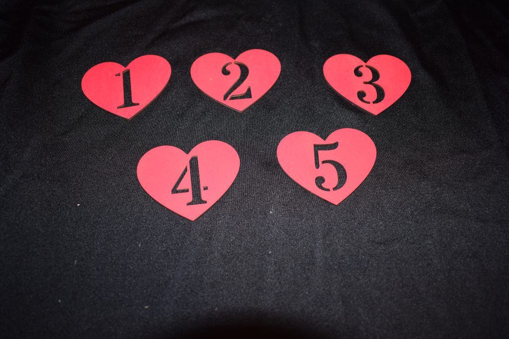 Red Heart Numbers - Ideal for Valentines Day Themed Numeracy