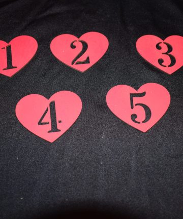 Red Heart Numbers  - Ideal for Valentines Day Themed Numeracy - Image 2
