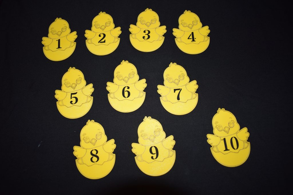 Number Chicks - Great For Easter, Spring Or Nature Themed Numeracy