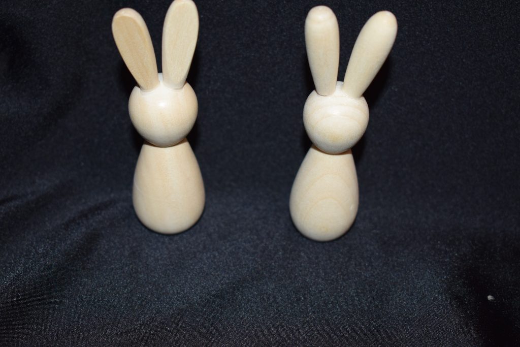 Wooden Peg Rabbit - Ideal for Easter, Spring, Nature Or Summer Play or Crafts