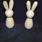 Wooden Peg Rabbit - Ideal for Easter, Spring, Nature Or Summer Play or Crafts