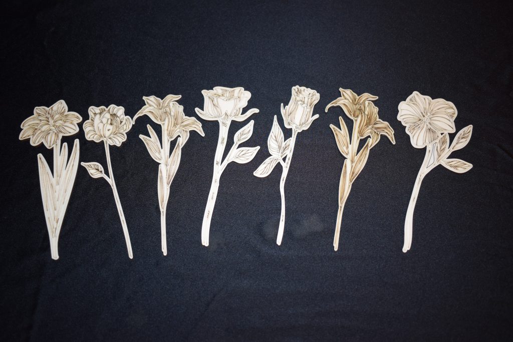 3mm Laser Flower Stem - Ideal For Mothers Day, Fathers Day, Valentines Day, Teacher Gifts or Crafts