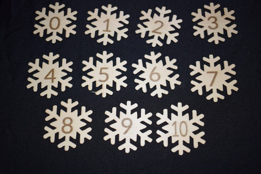 Snowflake Numbers - An Ideal Christmas, Winter, Weather Or Seasons Numeracy Aid