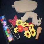 Caterpillar & Butterfly Sensory Set - Ideal For Insect, Spring Or Seasons Rice, Chick Pea Play Or Small World Set