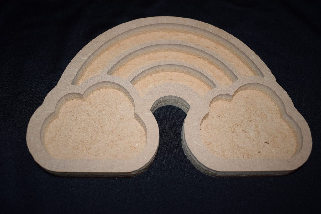 Rainbow Sorting Tray - Ideal For Seasons, Weather Or Nature Themed Loose Parts Play Filled With Sand Or Rice
