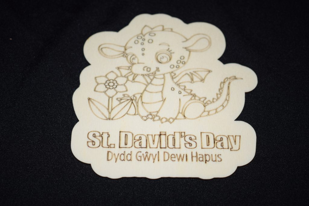 St Davids Day Baby Dragon - Ideal For St Davids Day Or Welsh Crafts Or Projects. Great To Colour In. Part Of Our Essential Range