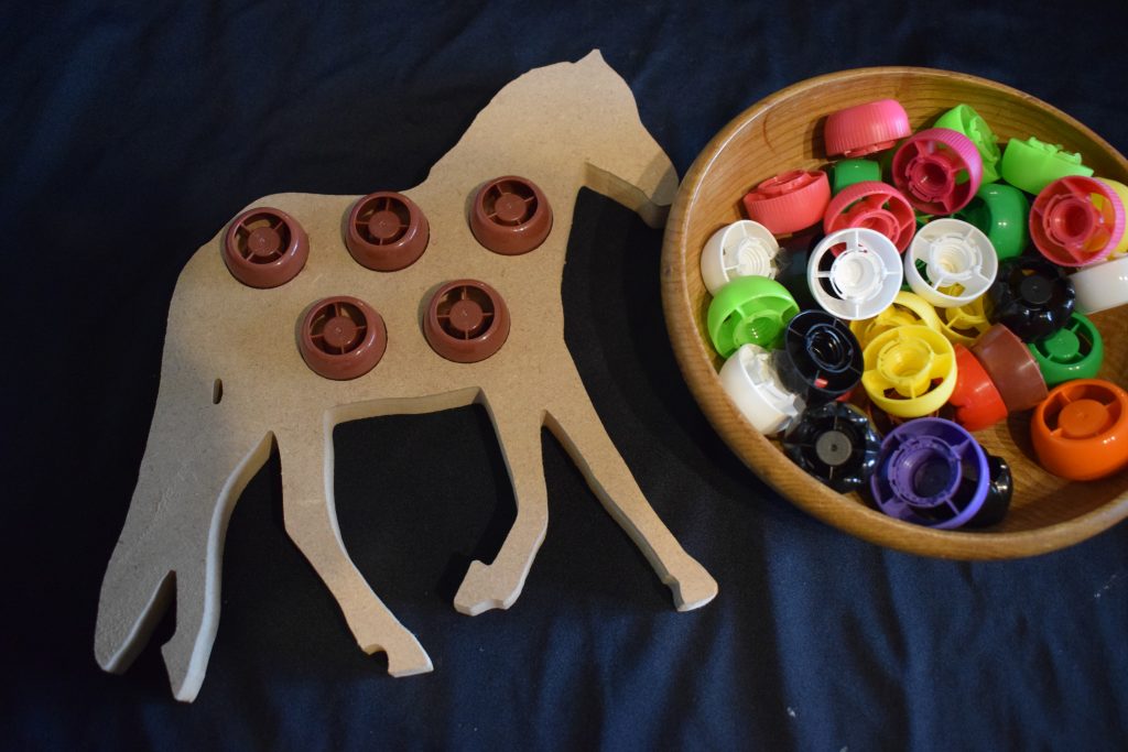 Horse Pouch Lid – Great For Farm, Nature Or Animal Fine Motor Skills Activities