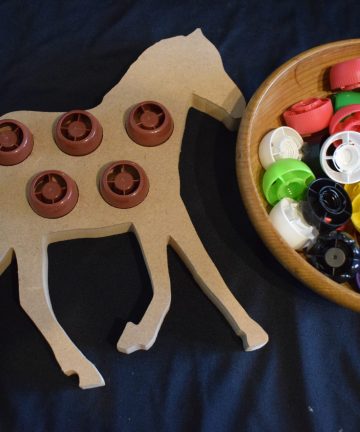 Horse Pouch Lid – Great For Farm, Nature Or Animal Fine Motor Skills Activities - Image 2