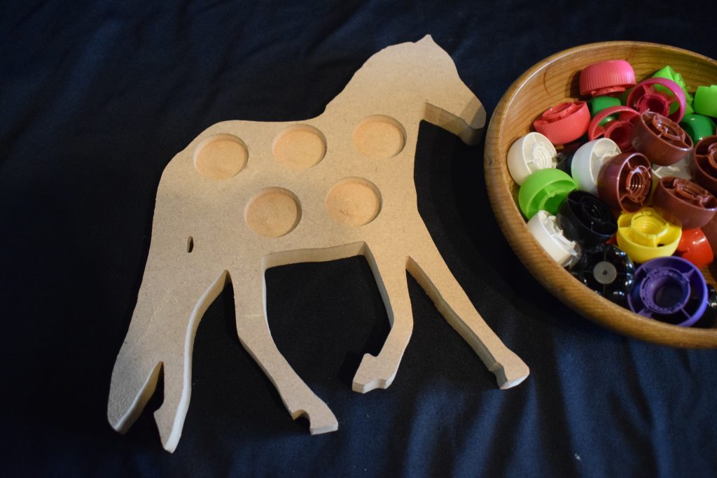 Horse Pouch Lid – Great For Farm, Nature Or Animal Fine Motor Skills Activities
