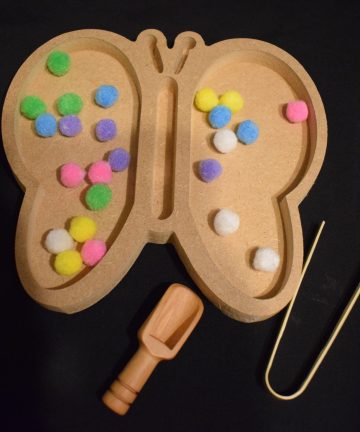Butterfly Tray - Great For Insect Or Nature Loose Parts Play Filled With Either Rice Or Coloured Sand - Image 2