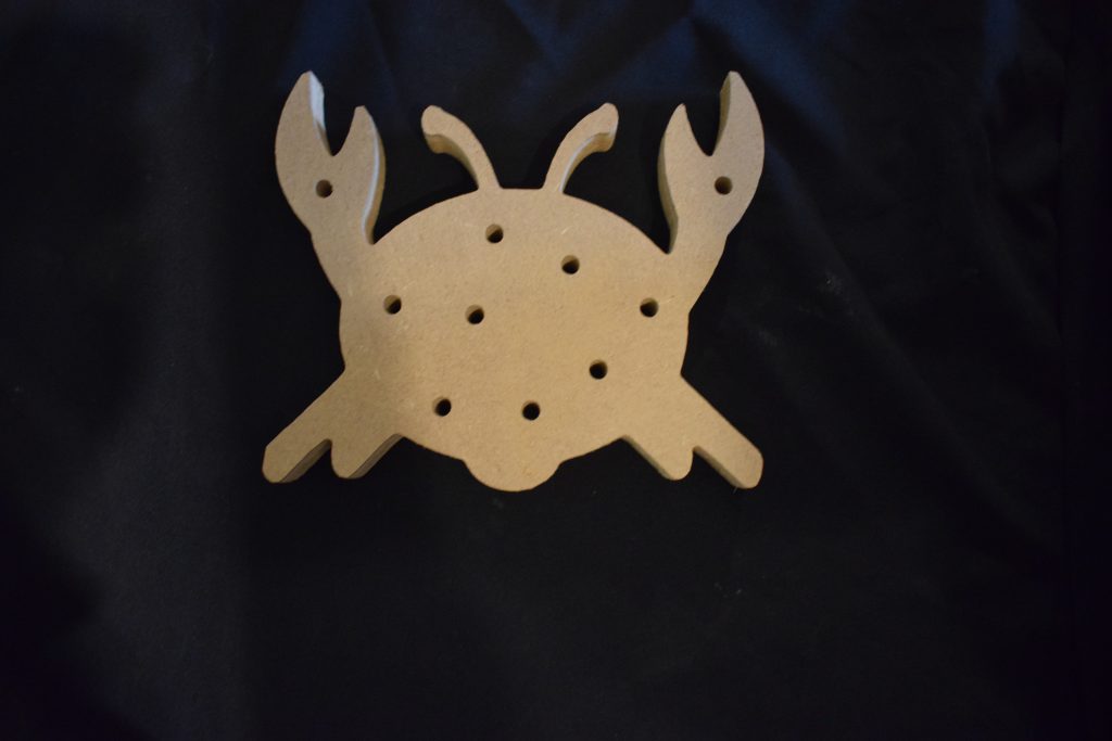 Threading Crab -  Great For Fine Motor Skills Or Seaside Projects