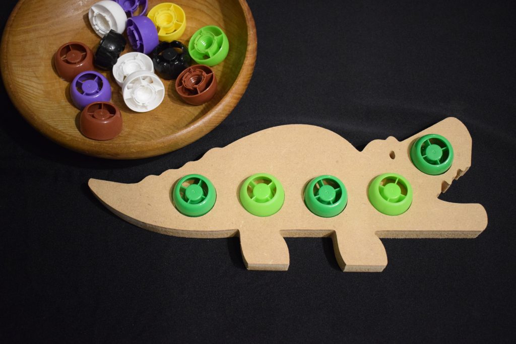 Crocodile/Alligator Pouch Lid – Great For Zoo, Nature Or Animal Fine Motor Skills Activities