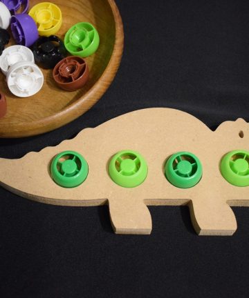 Crocodile/Alligator Pouch Lid – Great For Zoo, Nature Or Animal Fine Motor Skills Activities - Image 2