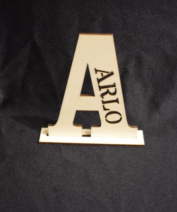 Free Standing Personalised Name Letter - Great As Gifts Or For Party Bags Etc And Part Of Our Essential Range - Image 1