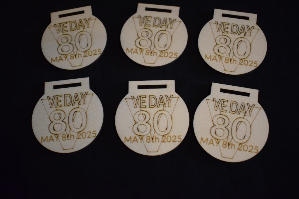 VE Day 80 Medal - Ideal As Gifts Or Craft Projects For VE Day 80 On May 8th